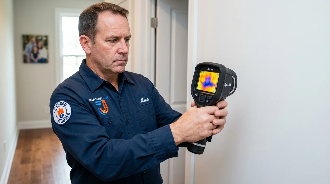 Thermal imaging leak detection by Johns Plumbing LLC in Marathon